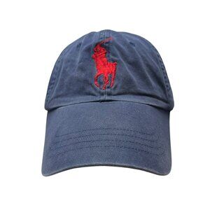 Polo Ralph Lauren 3 Big Pony Logo Cap Hat Strapback Dad Classic Retro Baseball